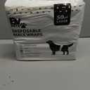 BV Dog Diapers Male Large (Waist 21-26in) Super Absorbent - 50 Count Disposable - Doggie Diapers with Wetness Indicator - Adjustable Male Dog Wraps - Ideal for Incontinence/Training