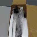 Alsonerbay Floating Corner Wood Shelves, 4 Tier Wall Mounted Rustic Storage Shelf, Cat Shaped Shelving for Wall, Solid Wooden Decor for Living Room, Bedroom, Kitchen, Bathroom, Office White