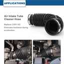 Air Intake Hose Compatible with 2009-2014 Buick Lacrosse/Regal, 2010-2014 Chevy Malibu - Intake Filter Tube Replaces # 22951182 - Air Intake Duct Tube Boot
