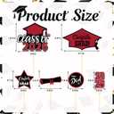 2 x 20Pcs Graduation Centerpieces for Tables 2026 - Red Table Toppers Centerpieces for Graduation Table Decorations 2026 - Class of 2026 Decorations Supplies