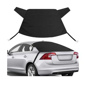 EcoNour Rear Windshield Cover for Ice and Snow | Car Back Window Snow & Frost Cover | Complete Protection from Snow and Other Winter Debris | Winter Car Accessories for Sedan, SUV & Van | Medium