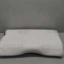 EPABO Contour Memory Foam Pillow Orthopedic Sleeping Pillows, Ergonomic Cervical Pillow for Neck Pain - for Side Sleepers, Back and Stomach Sleepers, Free Pillowcase Included (Firm & Standard Size