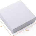 GEFTOL Jewelry Gift Boxes 20 Pack 3.5x3.5x1 Inch Cardboard Jewelry Boxes,Small Gift Boxes for Jewelry Earrings Necklaces Handmade Bangles Bracelets(White)