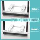 Air Conditioner Support Bracket, Adjustable Window Air Conditioner Bracket, No Drilling Heavy Duty AC Brackets for Windows