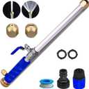 Upgraded Jet Nozzle for Garden Hose Power Washer Wand Hydro Jet High Pressure Washer Tools, 2-in-1 High Pressure Washer Tools with 2 Different Nozzles and Hose Quick Connectors