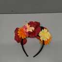 Mexican Flower Headband Day of The Dead Women Halloween Party Dress Up Props Stage Performance Headwear Accessories