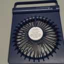 Small Desk Fan,Rechargeable USB Fan Battery Operated,Ultra Quiet, Strong Wind, 3 Speeds Travel Fans (Blue)