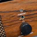 Vinyl Record Player Wireless Turntable with Built-in Speakers and USB Belt-Driven Vintage Phonograph Record Player 3 Speed for Entertainment and Home Decoration (Brown)