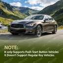 2 Keylessbest Replacement for 2012 2013 2014 2015 Nissan Altima Versa Murano Infiniti EX35 G35 FX37 FX35 QX70 Key Fob Remote Control KR55WK48903 4 Buttons 315MHz