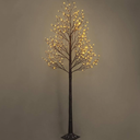 CAPHAUS 8 Feet Willow Lighted Twig Tree w/ 240 LED Light, 96 Inch Fake Willow Tree w/Lights, Warm White Lights, Artificial Twinkling Willow Branch Tree for Festival, Holiday Decoration Indoor