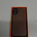 SHIELDON Top Grain Crazy Horse Leather Case for iPhone 17 6.3" 2025, Compatible with Magsafe, [Camera Button Updated], Magnetic Wireless Charging, Shockproof, Metal Buttons & Camera Bezel - Dark Brown