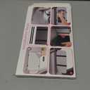 Led Sun Visor Vanity Mirror, Upgraded Large Car Mirrors with Lights, Dimmable Light up Vanity Makeup Mirror for Car, Rechargeable Universal Rear View Visor Mirrors