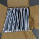 SUIN Bulk 12 Pack 0.5-inch 3 Ring Binders -Durable 1/2'' Binders with Roung Ring Binder, Large 100 Sheet Capacity, Fit 8.5" x 11" US Letter Size Paper, White (0.5'' White - 12 Packs)