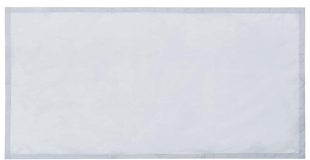 3 Pcs Fluorescent Light Covers, 4 x 2 Feet Magnetic Light Covers for Ceiling Lights Shade Panel, Drop Ceiling Light Filters Covers for Office Classroom School Home, Polyester Fabric Material, Grey