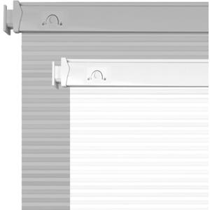 Allesin Zen No Drill Blinds for Windows Blackout Cordless Cellular Shades Honeycomb Blinds Pull Down, Free Stop Easy Install for Home and Office, Light Filtering, Customize