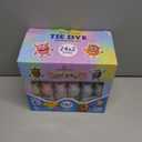 24 Colors Tie Dye Kit, Tie Dye Set for Kids, Pre-Filled Bottles, Non Toxic Permanent Fabric Dye Art Set, Easy DIY Fabric Art - Create Fun (24 Colors)