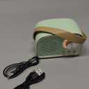 Retro Bluetooth Speakers,Wireless Vintage Speaker,Outdoors Wireless Portable Bluetooth Speaker Supports TWS Pairing/U-Disk/TF Card/AUX for Home,Travel,Outdoor (Cyan)