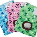 CuteBone Dog Diapers Female Washable Small Medium Large 3 Pack Reusable Doggie Diapers Puppy Period Pants for Doggy Heat Cycle Peeing, XS