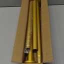 Gold Shower Curtain Rods - 31-68 Inch Spring Tension Shower Rods for Bathroom, Adjustable, No Drilling, No Rust, Stainless Steel