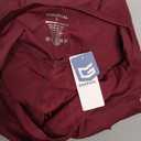 G Gradual Women's Joggers High Waisted Yoga Pants with Pockets Loose Leggings for Women Workout, Athletic, Lounge (Maroon, Large)