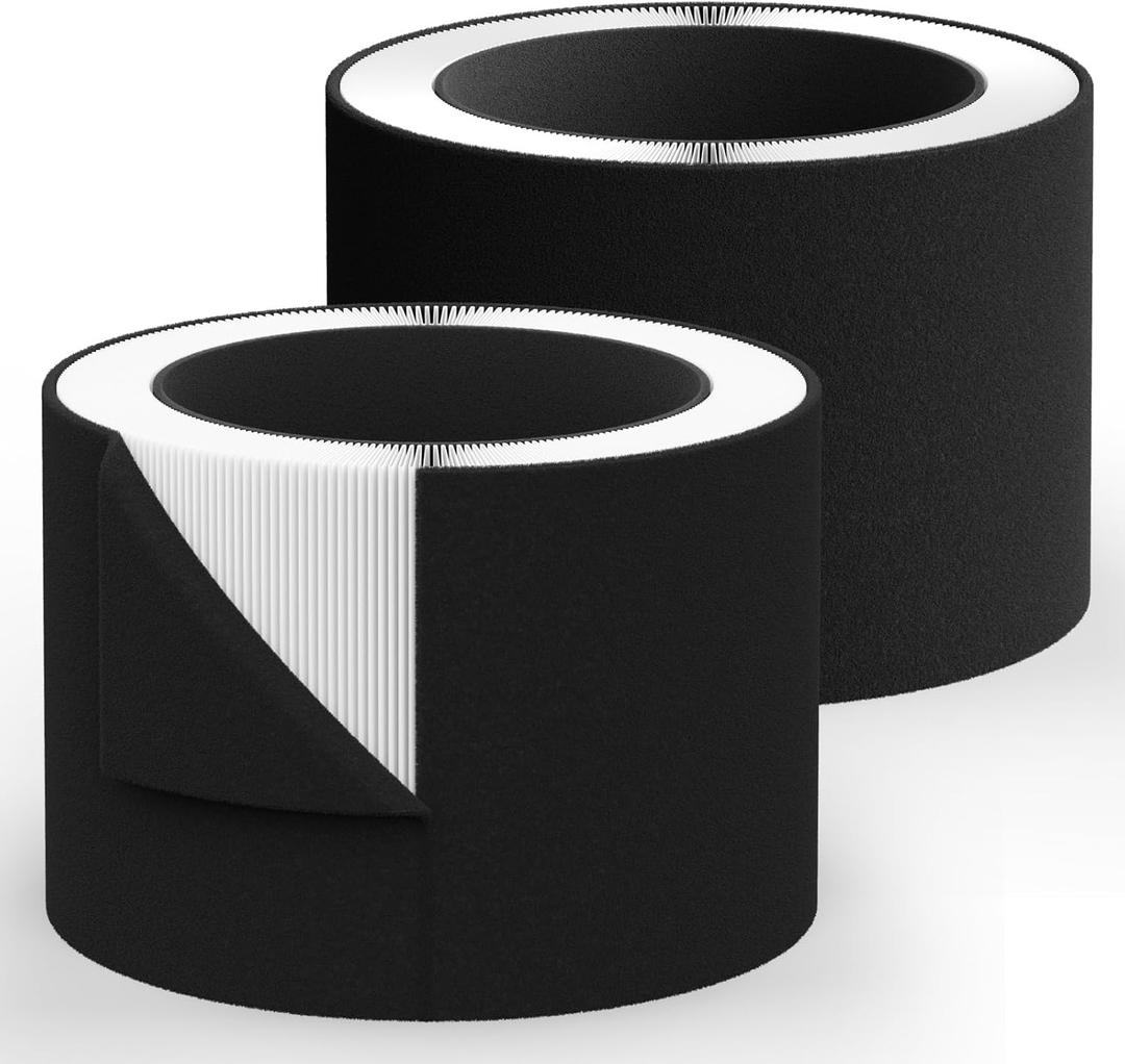 2-Pack 50250-S Replacement Filter Compatible with Honey-Well 24000 24500 50250-S 52500 Purifiers and Kaz 50255 50255-HD Purifiers