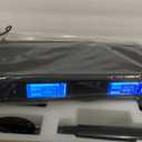 Phenyx Pro Dual-Channel Wireless Microphone System, Dynamic Mics w/ID Lock, Tunable Power Level, Auto Scan, Spectrum Analyzer, True Diversity Cordless Handheld for Singing, DJ, Karaoke (PTAU-2)