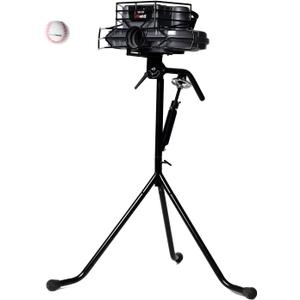 Furlihong 777BH Dual-Wheel Baseball Pitching Machine Upgraded Version, 30 to 95 MPH with Regulation Baseballs, Easy to Adjust Angle and Speed, Throw Any Type of Pitch, with 3 Training Balls