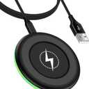 Samsung S25 Wireless Charger Fast Charging Pad Android Charger for Samsung Galaxy S25 Ultra/S24/S23/S22/S21/S20/iPhone 17/16 Pro 15W Fast Wireless Phone Charger Station for Pixel 10 Pro xl/9/9a/8a/8/7