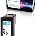 Refilled Ink Cartridge Replacement for HP 96 for Officejet 7310 7210 7410 Deskjet 9800 6988 6980 6940 6840 5740 6540 5940 PhotoSmart 8050 8150 8450 8750 (1 Black)