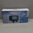 Outdoor Outlet Box with 9.8Ft Extension Cord, NEMA 5-15R, STW 14 AWG,IP66 Waterproof Power Outlet Extender with On/Off Switch & LED Indicator for Garden Yards& Outdoor Activity