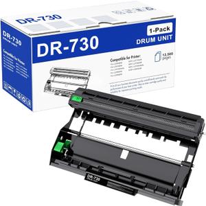 DR730 Drum Unit Replacement for Brother Printers | High-Yield Imaging Unit Compatible with MFC-L2710DW, MFC-L2750DW, HL-L2370DW, DCP-L2550DW & More (1 Pack, Toner Not Included)
