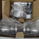 BESTTEN Keyed Same Exterior Door Knob and Single Cylinder Deadbolt Combo Set, Keyed Alike Entry Door Knobs with Lock and Keys for Entrance and Front Door, Satin Nickel