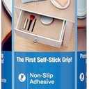 Con-Tact Brand Grip-N-Stick Durable Self-Adhesive Non-Slip Shelf and Drawer Liner, 18" x 4', Taupe, 6 Rolls