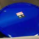 VEVOR Fryer Grease Bucket, 10 Gal Oil Disposal Caddy Carbon Steel Fryer Oil Bucket with Rust-Proof Coating, Oil Transport Container with Lid, Lock Clips, Filter Bag for Hot Cooking Oil Filtering (Blue)