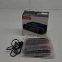 Timex Alarm Clock with Wireless Charger for iPhone, Android, and AirPods - Black (TW14B)