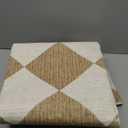 GarveeHome 3x5 Checkered Rug for Bedroom, Modern Geometric Plaid Non Slip Washable Entryway Rug Brown Neutral Boys Carpet Classic Throw Mat for Bedside Kids Room Office Dining Room