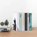 OYEFLY Modern Bookends for Shelves,Decorative Book Stopper for Home (1, Style 1)