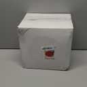 PULOTE 100PCS Red Plastic Plates Disposable Heavy Duty - Include 50 Dinner / 50 Dessert Plates for Party & Christmas