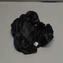 YANIBEST Satin Sleep Bonnet for Natural Hair - Extra Double Layer Long Adjustable Silk Hair Bonnet for Braids, Locs, Curls - Womens Night Hair Protection Cap (Large, Black)