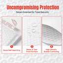 DOITOOL 50pcs White Pearlized Bubble Mailers 14x16in Self Seal Shockproof Padded Envelopes Waterproof Shipping Bags for Clothing Packaging, 16X14CM