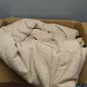 Bedsure Comforter Duvet Insert - Quilted Comforters Queen Size, All Season Duvet, Down Alternative Bedding, with 8 Tabs, Gifts for Women/Men, Beige, Queen 88 x 88 Inches