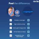 REVIX Face Ice Pack for Wisdom Teeth, 3D Sewing Ice Pack Head Wrap for TMJ Discomfort, Jaw Soreness, Dental Caries and Tooth Extraction, Extra Snug Fit with 4 Hot and Cold Pads, Blue
