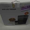 WOPET Automatic Cat Feeder, 5G WiFi Smart Pet Feeder for Dogs and Cats with APP Control, Low Food Sensor, 10s Voice Recorder, Up to 10 Meals Daily, Dual Power Supply, Timed Dog Food Dispenser, 4 L