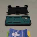 FNTCASE for Samsung Galaxy S25-FE Case: with [Built-in Screen Protector & Kickstand] [Military-Grade Drop Protection] Heavy Duty Protective Full Body Shockproof Rugged Sturdy TPU Phone Cover Green