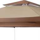 Canopy Replacement Top Compatible with OUTFINE 12'x12' Gazebo, Canopy Cover ONLY,(Khaki/Brown)