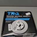 TRQ Rear Brake Pad and Rotor Set Semi Metallic Solid Rotors Compatible with 1997-2001 Honda Prelude