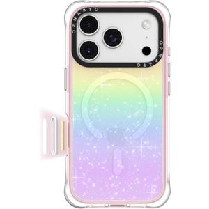 ORNARTO Air Case for iPhone 17 Pro Max Clear | Military-Grade Drop Protection | Camera Control Button | Compatible with MagSafe | Built-in Air Phone Cover - Rose Aurora