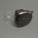 MakeFit Filtered Shower Head Brushed Nickel - High Pressure Shower Head with Filter for Hard Water Softener - 7 Settings Bathroom Rain Showerhead to Remove Chlorine and Heavy Metals