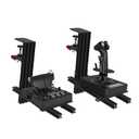 Hikig 2 Set Desk Mount for Flight Sim Game Joystick, Throttle and HOTAS Systems - Compatible With Logitech X56, X52, X52 Pro, Thrustmaster T-Flight HOTAS, T.16000M, TCA