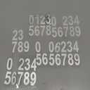 Number Stickers, 2" Waterproof Mailbox Number Label, Consecutive Numbers 0-9, Self-Adhesive and Residue-Free, Ideal for Mailboxes, Storage Boxes, Organizers